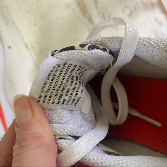 NIKE Court Legacy Lift sneakers orange coral swoosh women's sz 7 EUC streetwear - Picture 13 of 14